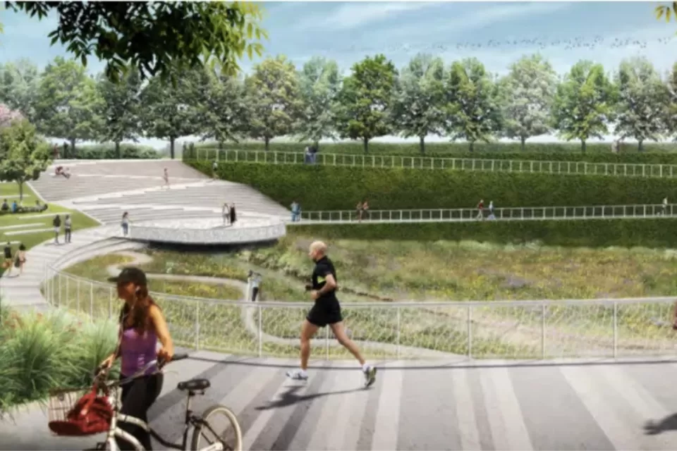 Rail Trail rendering